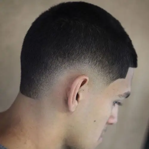 Burst Fade Buzz Cut