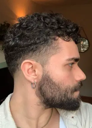 Curly Crew Cut