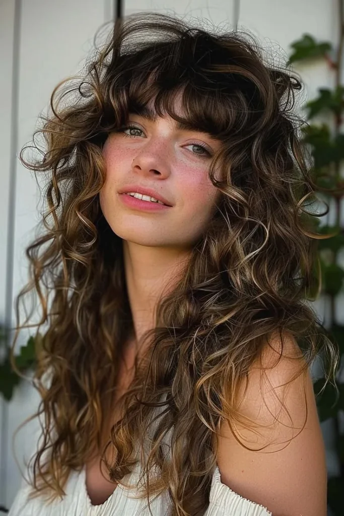 Curly Wolf Hair