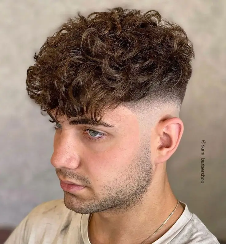 curly fade